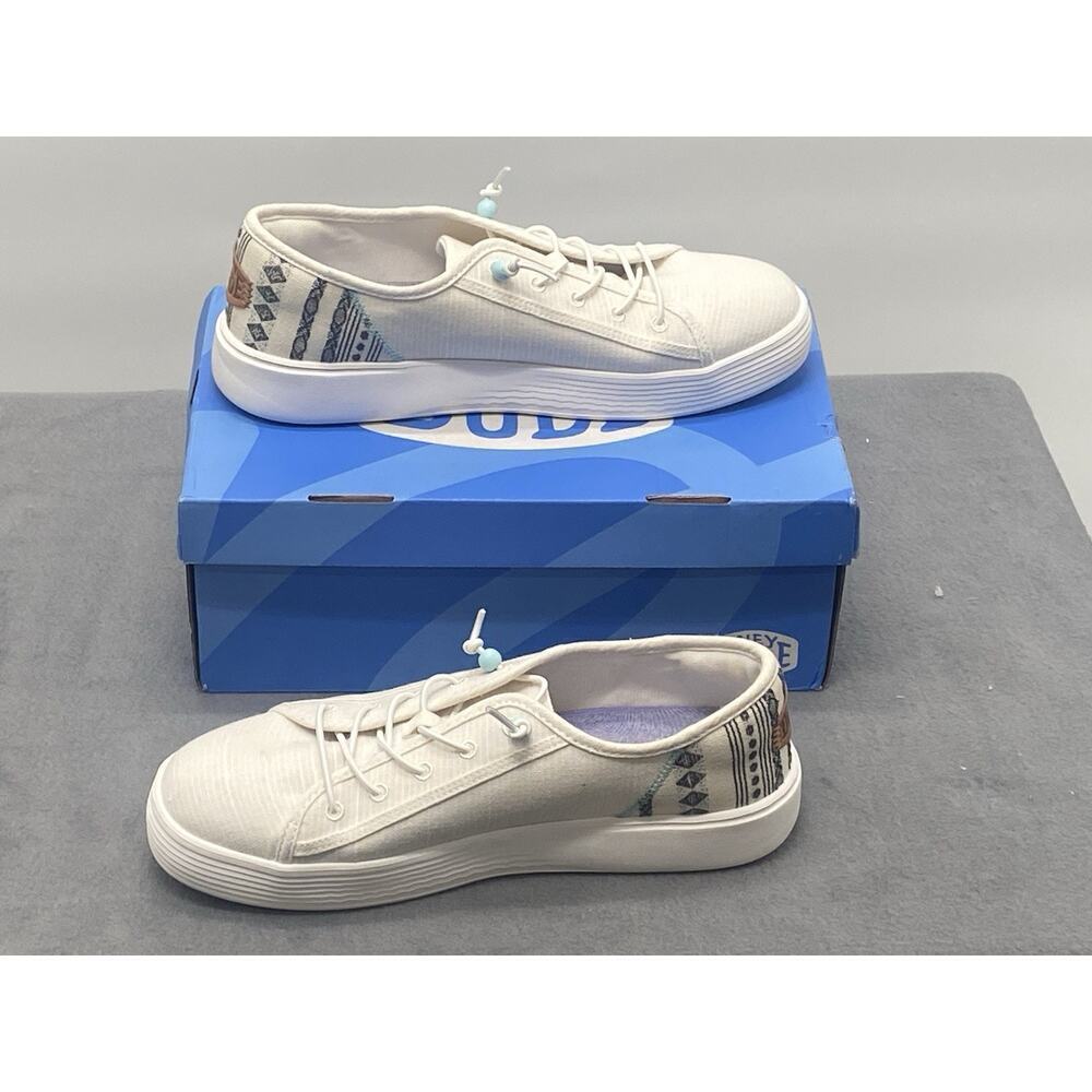Hey‎ Dude Women's Cody Crafted Mix Shoes Sneakers Size 11 Baja Cream